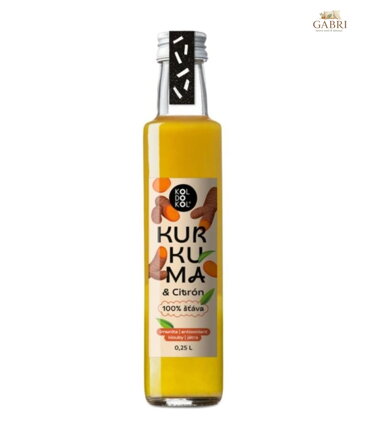 Šťáva z kurkumy a citronu 250ml Koldokol 6137