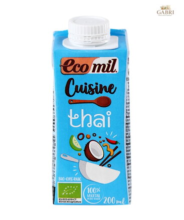 Krém na vaření kokosový Thai 14% BIO 200ml Ecomil bez lepku 6218