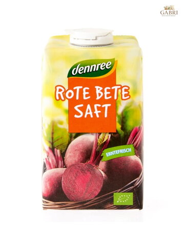 Šťáva červená řepa BIO 500ml Dennree 6231
