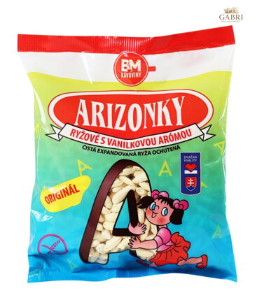 Arizonky rýžové vanilka 60g B.M. Kávoviny bez lepku 6262