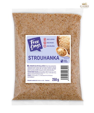 Strouhanka z pečiva 250g Free days bez lepku 6282