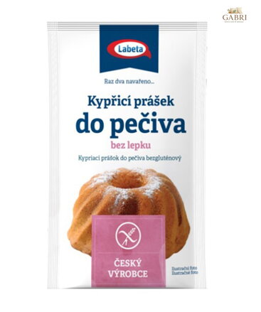 Kypřící prášek 12g Labeta bez lepku 543