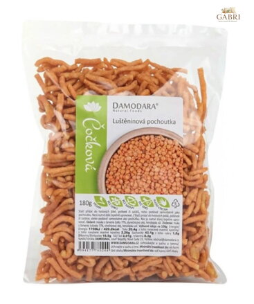 Luštěninová pochoutka čočková 180g Damodara bez lepku 6302