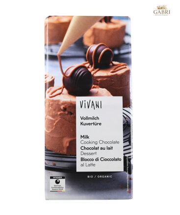 Čokoláda mléčná na vaření 150g BIO Vivani 6387