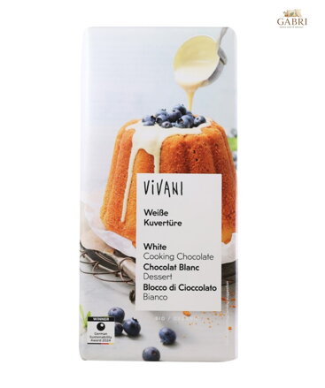 Čokoláda bílá na vaření 150g BIO Vivani 6386