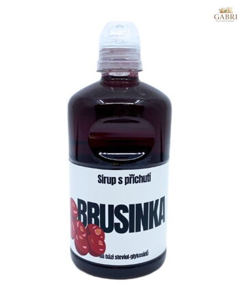 Sirup brusinka 500ml Framospol bez lepku 2169