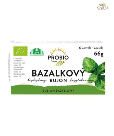 Bujon bazalkový BIO kostky 66g Probio bez lepku 2585