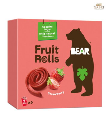 Bear rolls jahoda 5x20g bez lepku 3197