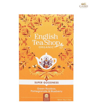 English Tea Shop - zelený rooibos, granát. jablko, borůvka BIO 20x1,75g 1552