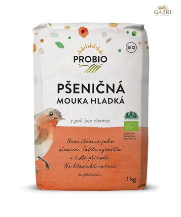 Mouka pšeničná bílá hladká  BIO 1kg Probio 1748