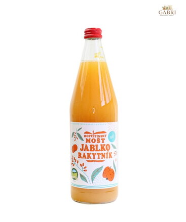Mošt jablko, rakytník BIO 0,75l Hostětín 1711