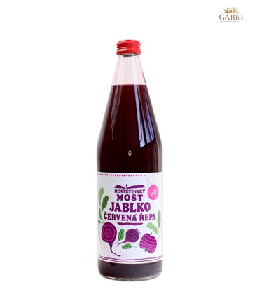 Mošt jablko, červená řepa BIO 0,75l Hostětín 1707