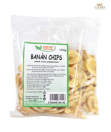 Banán chips plátky 100g ZP 2253