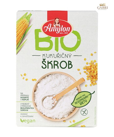 Kukuřičný škrob BIO 200g Amylon bez lepku 195