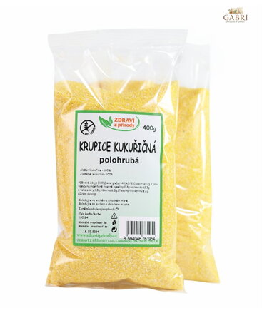 Krupice kukuřičná polohrubá 400g ZP 138