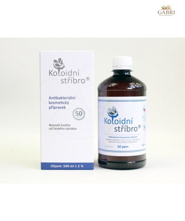 Koloidní stříbro 500ml 50ppm 1876