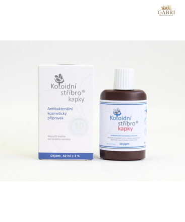 Koloidní stříbro kapky 50ml 10ppm 1886