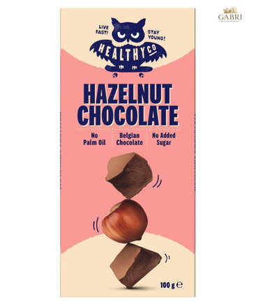 Čokoláda 100g oříšková HealthyCo 1893