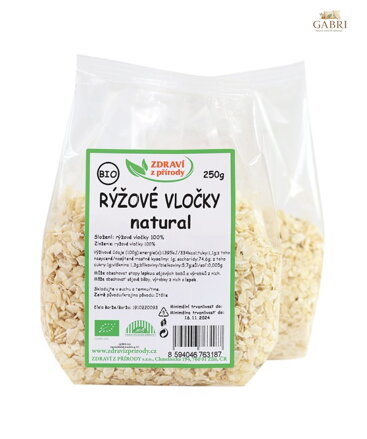 Vločky rýžové natural BIO 250g ZP 2937