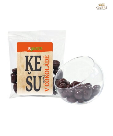 Kešu v hořké čokoládě 100g IPJ NATUR 3102