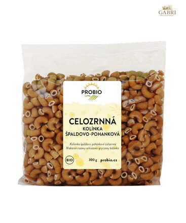 Těstoviny špaldovo-pohankové kolínka celozrnná BIO 300g Probio 2631