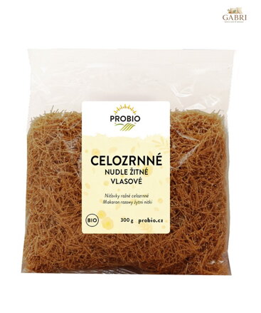 Těstoviny žitné nudle vlasové celozrnné BIO 300g Probio 2643