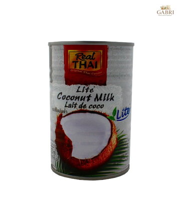 Mléko kokosové Lite 400ml Real Thai 2373