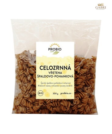 Těstoviny špaldovo-pohankové vřetena celozrnná  BIO 300g Probio 2632