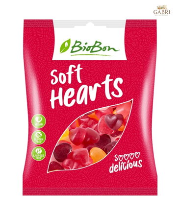 Biobon srdíčka bez želatiny BIO 100g bez lepku 239
