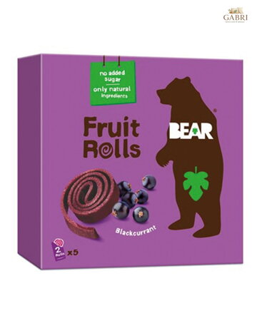 Bear rolls černý rybíz 5x20g bez lepku 249