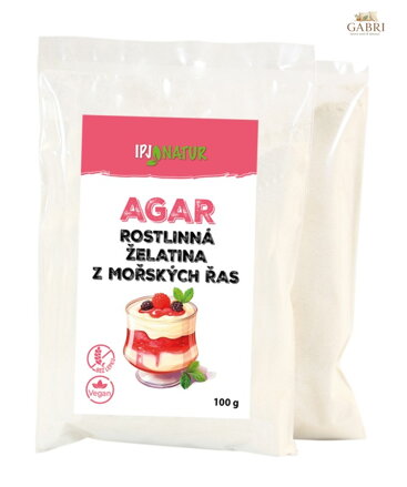 Agar prášek 100g IPJ NATUR bez lepku 28
