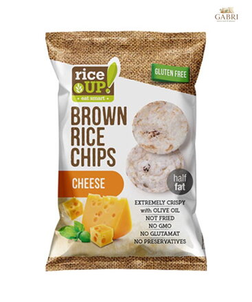Rýžové chipsy sýr 60g Nuhealth bez lepku 711