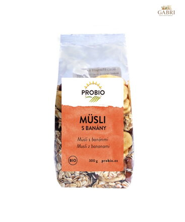 Musli šťavnaté s banány BIO 300g Probio 2624