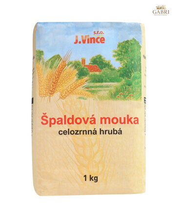 Mouka špaldová celozrnná hrubá 1kg Vince 2907