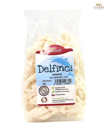 Delfínci natural 80g Amaranth bez lepku 128