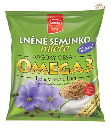 Lněné semínko mleté natural 100g Semix 2492
