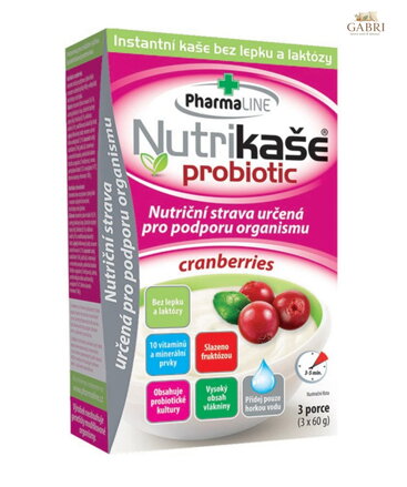 Nutrikaše cranberries 3x60g Mogador bez lepku 2809