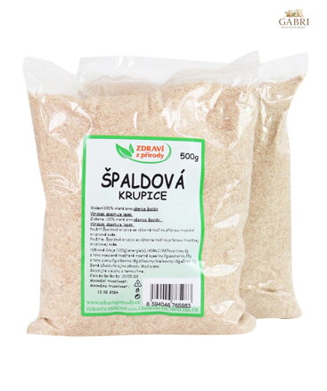 Krupice špaldová celozr. 500g ZP 980