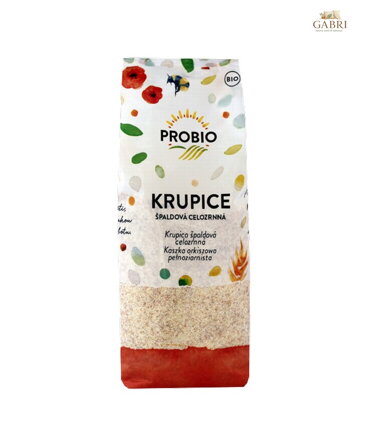 Krupice špaldová celozrnná BIO 400g Probio 2599