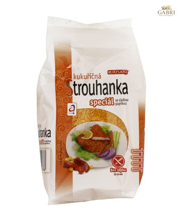 Strouhanka kukuřičná speciál s paprikou 200g Extrudo bez lepku 2694