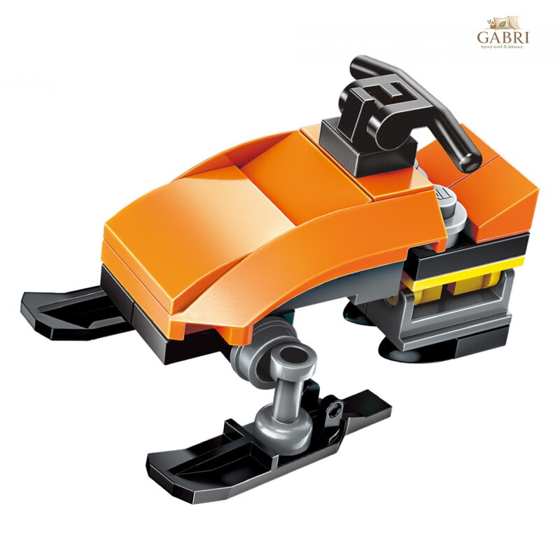 Qman Squros Extreme Changeable 2102-8 Sněžný skútr Redfox 3v1