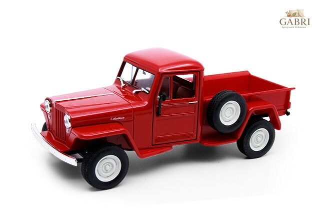 Welly Jeep Willys Pickup model 1:24 oranžový