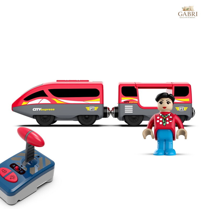 2Kids Toys Elektrická vlaková souprava s ovladačem a figurkou