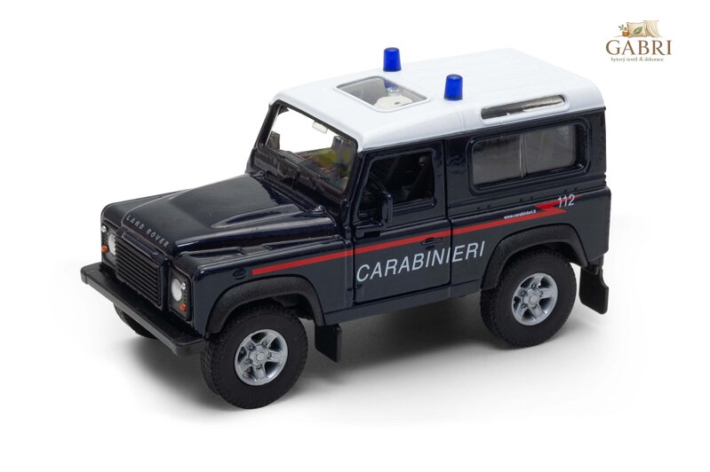 Welly Land Rover Defender 1:34 CARABINIERI