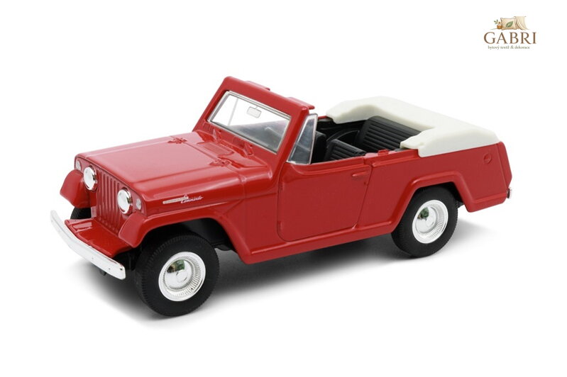 Welly 1967 Jeep Jeepster Commando Roadster model 1:34