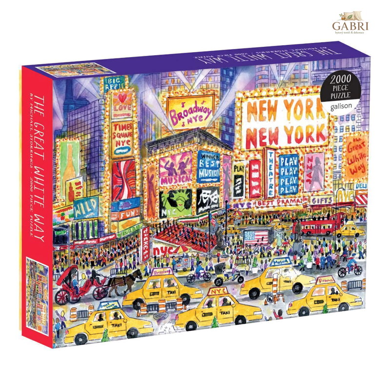 Galison Puzzle Světla na Broadwayi 2000 dílků