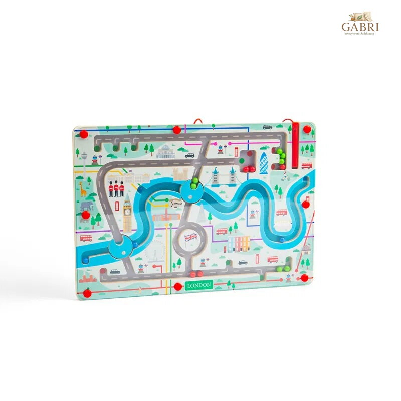 Bigjigs Toys Magnetické bludiště Londýn