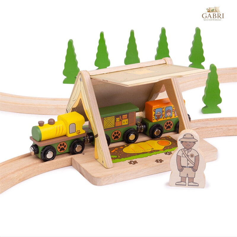Bigjigs Rail Safari stan