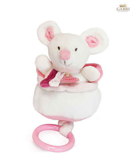 Doudou Plyšová hudební hračka 20 cm myš