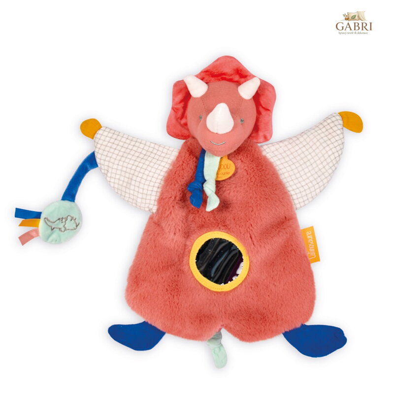 Doudou Plyšový maňásek dinosaurus Lou 25 cm
